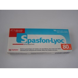 Spasfon lyoc 80 mg 10 lyophilisats oraux Spasfon lyoc 80 mg 10 lyophilisats oraux