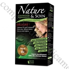 Coloration permanente Blond clair Nature & Soin Coloration permanente Blond clair Nature & Soin