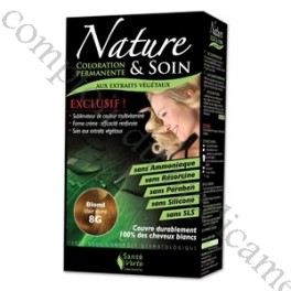 Coloration permanente Blond clair doré Nature & Soin Coloration permanente Blond clair doré Nature & Soin