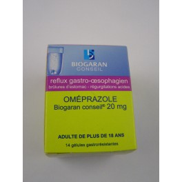 Omeprazole Biogaran conseil 20 mg x14
