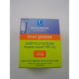 Acétylcystéine 200 mg  20 sachets Biogaran