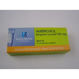 Ambroxol 30 mg Biogaran 20 comprimés