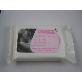 Lingettes hygiène intime nu moments 15