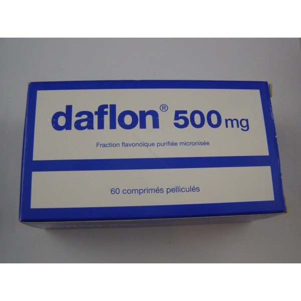 Daflon 500 mg comprimés - Médicament produit pour la circulation et les  hémorroïdes