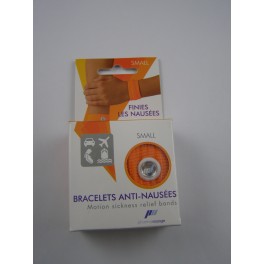 Bracelet anti nausées  orange small pharma voyage boîte de 2