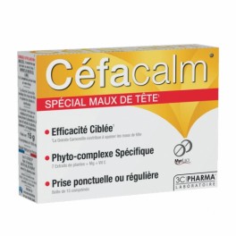 Céfacalm 15 comprimés les 3 Chênes Céfacalm 15 comprimés les 3 Chênes