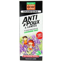 Cinq sur cinq anti poux shampoing 100 ml Cinq sur cinq anti poux shampoing 100 ml