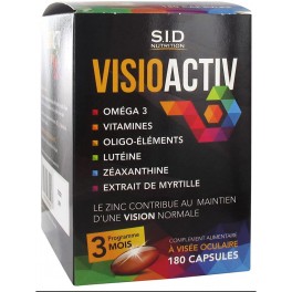 VisioActiv 3 boîtes de 60 Capsules Sid Nutrition VisioActiv 3 boîtes de 60 Capsules Sid Nutrition