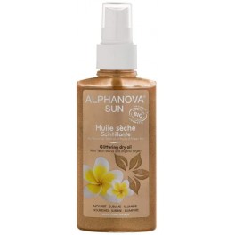 Alphanova huile sèche pailletée 125 ml Alphanova huile sèche pailletée 125 ml