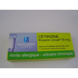 Cetirizine 10 mg Biogaran conseil