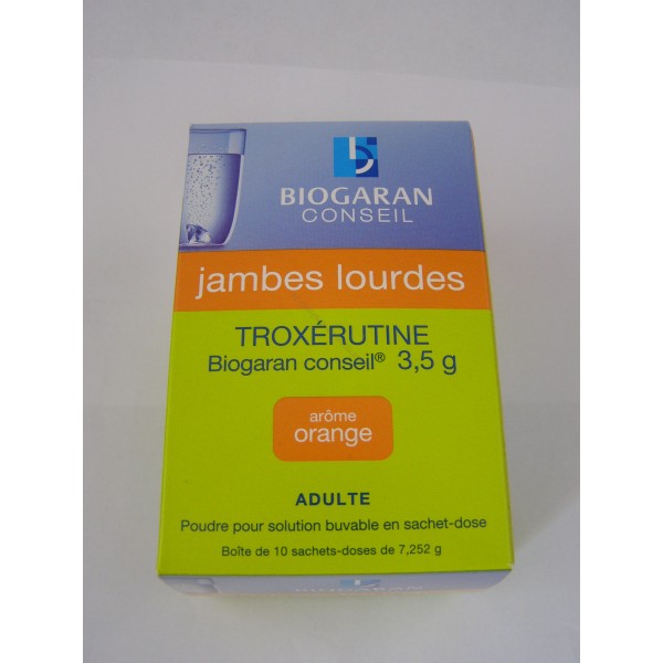 Troxerutine Biogaran conseil 3,5 g Troxerutine Biogaran conseil 3,5 g