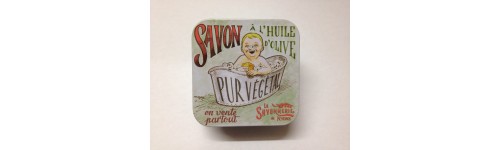 Savons boîte métal la savonnerie de Nyons